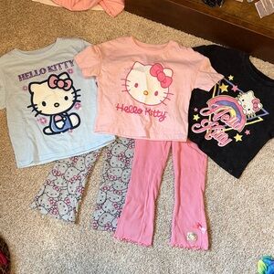 Hello Kitty Kids bundle - Pink, Black, and Gray